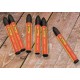 6PCS Non-Toxic Waterproof Marking Crayon Marking Pen Marker Black