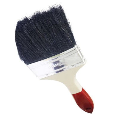 4" Universal Paint Brush with Synthetic Bristles and Plastic Handle