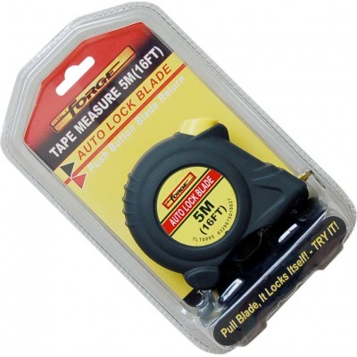 High Quality 5m Auto Lock Steel Tape Measure with Double Marked Blade